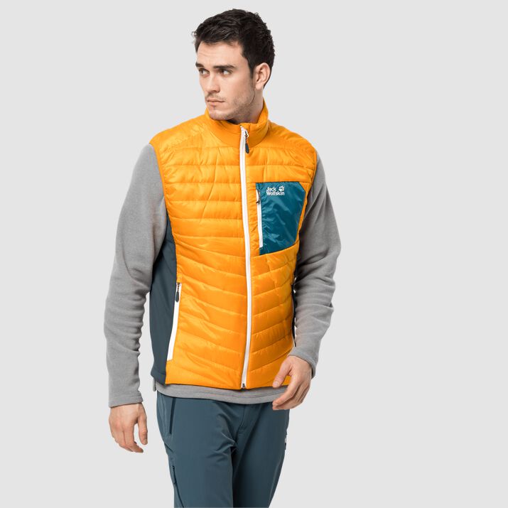 Chaleco Jack Wolfskin Routeburn Hombre Naranjas Oscuro Mexico-5934671